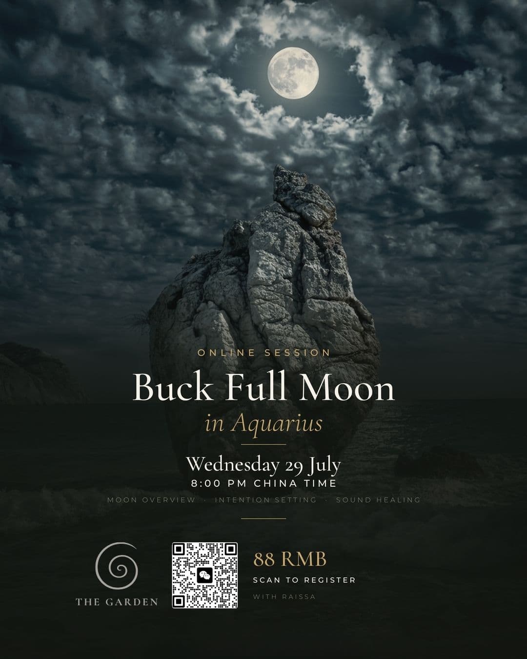 Buck Full Moon in Aquarius: Online Sound Healing