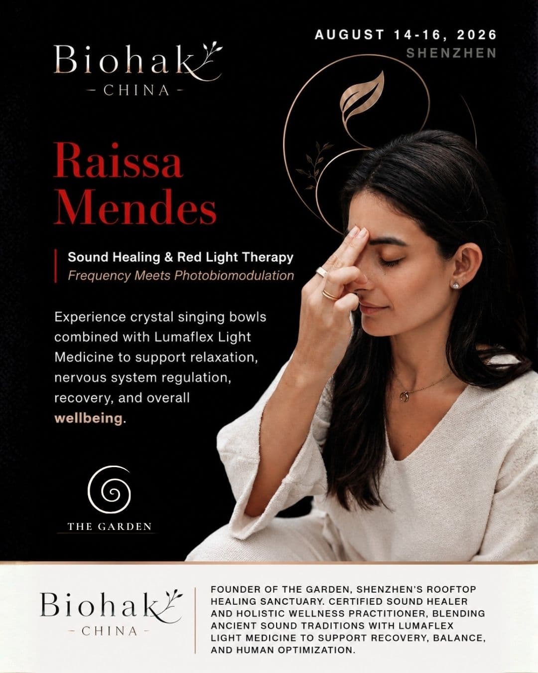 Sound Healing & Red Light Therapy at BioHack China