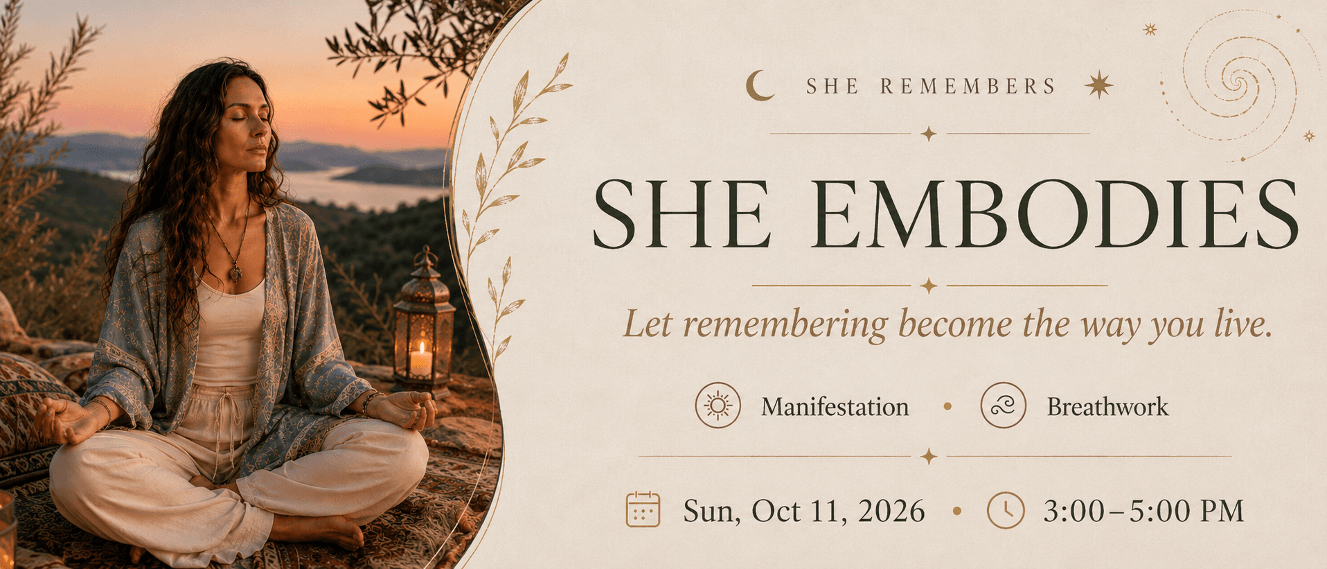 She Embodies · Sacred Feminine Journey to Remember · Shekou, Shenzhen