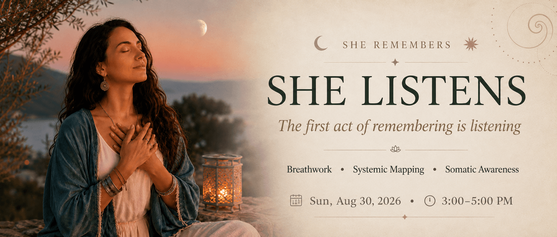 She Listens · Sacred Feminine Journey to Remember · Shekou, Shenzhen
