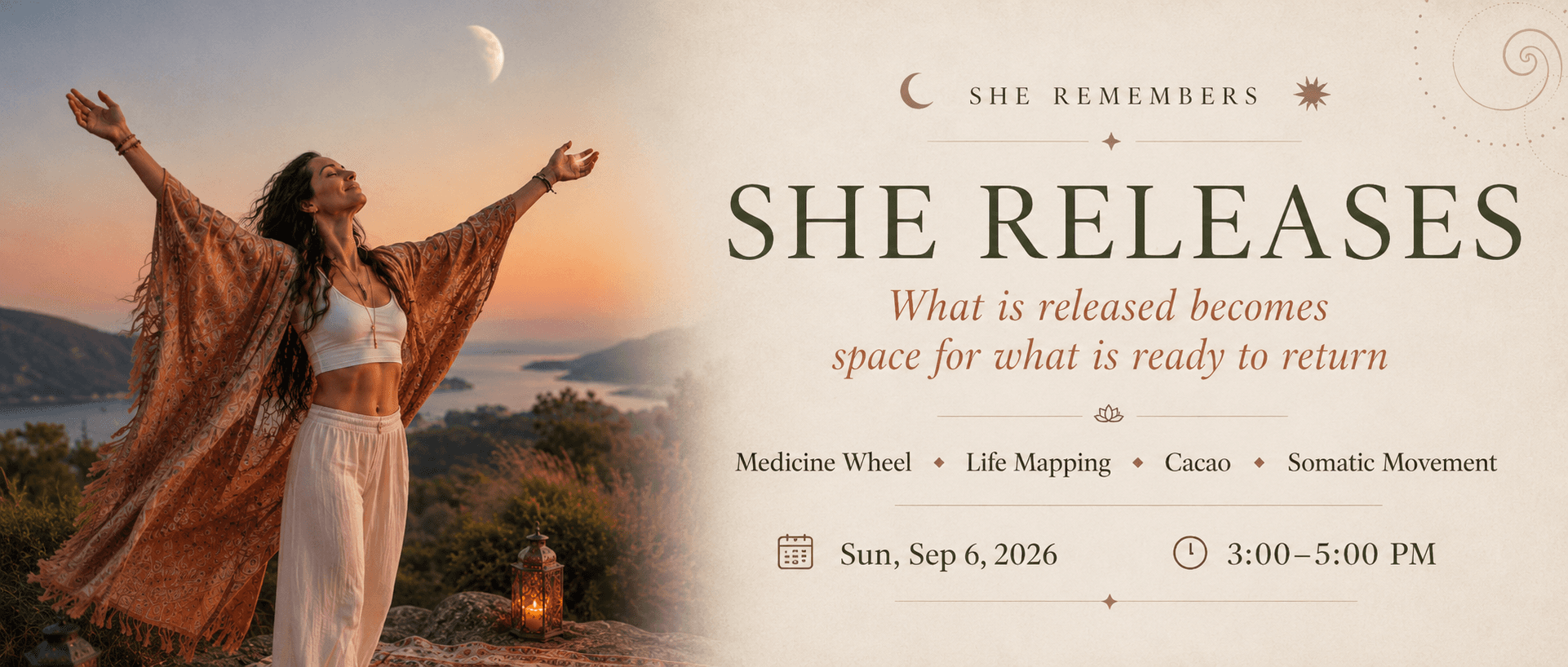She Releases · Sacred Feminine Journey to Remember · Shekou, Shenzhen