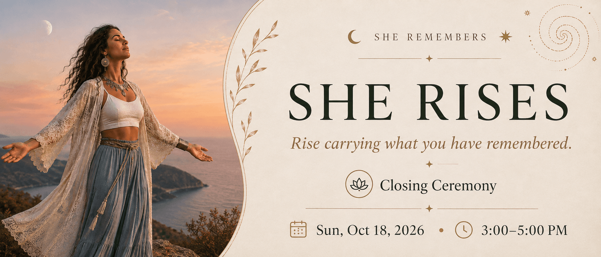 She Rises · Sacred Feminine Journey to Remember · Shekou, Shenzhen